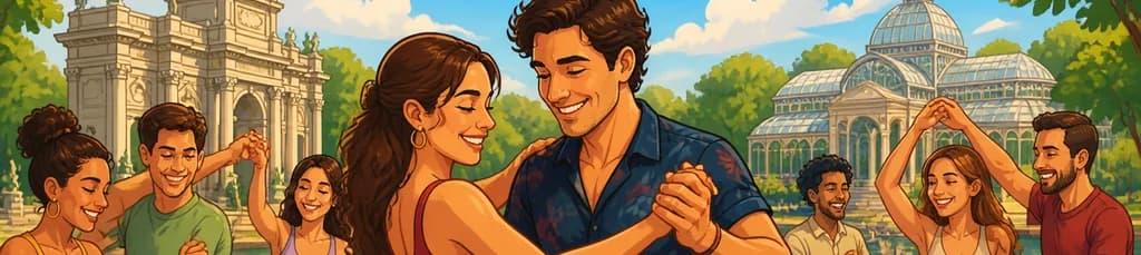 Aprende Salsa y Bachata al aire libre en el Parque El Retiro de Madrid