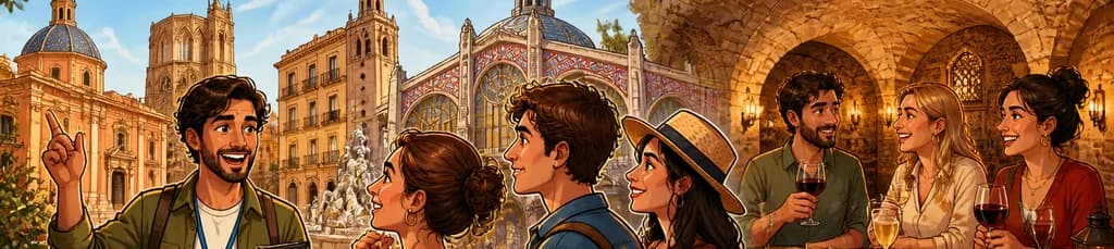 Recorrido por el Casco Antiguo con Degustación de Vinos y Tapas en un Monumento Histórico del Siglo XI
