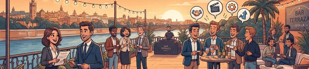 Sesión de networking para profesionales del sector de la actuación, producción y negocios: Impulsa tu potencial en Sevilla