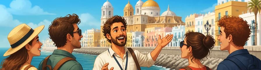 Descubre Cádiz en una excursión privada de un día desde Sevilla, acompañado por un guía local