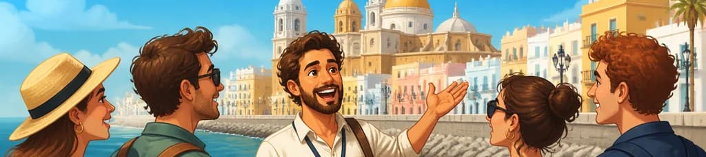 Descubre Cádiz en una excursión privada de un día desde Sevilla, acompañado por un guía local
