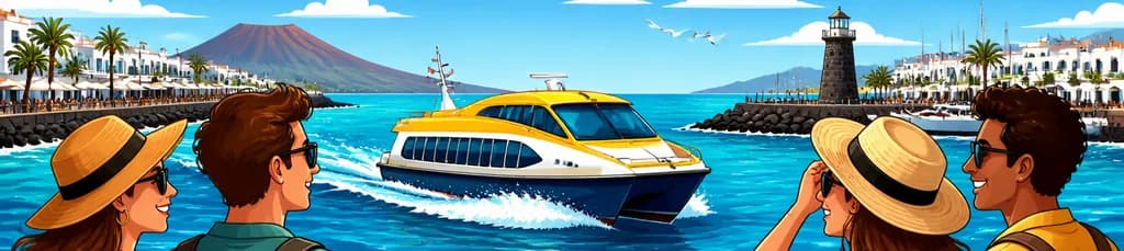 Travesía en Water Taxi: Conexión entre Puerto del Carmen y Puerto Calero