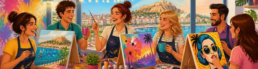 Art Party: una tarde de pintura, bebida y diversión en Alicante