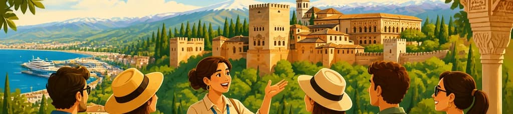 Tour Privado a La Alhambra de Granada con Salida desde el Puerto de Almería