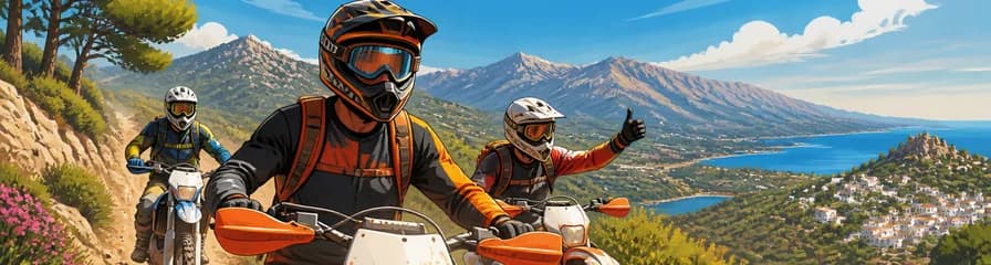 Aventura todoterreno en moto: una jornada completa por la provincia de Málaga