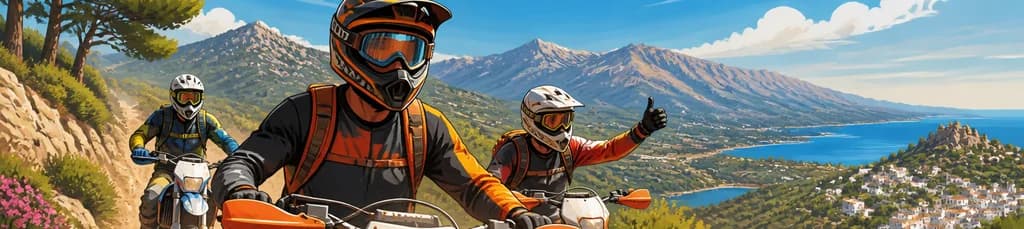 Aventura todoterreno en moto: una jornada completa por la provincia de Málaga