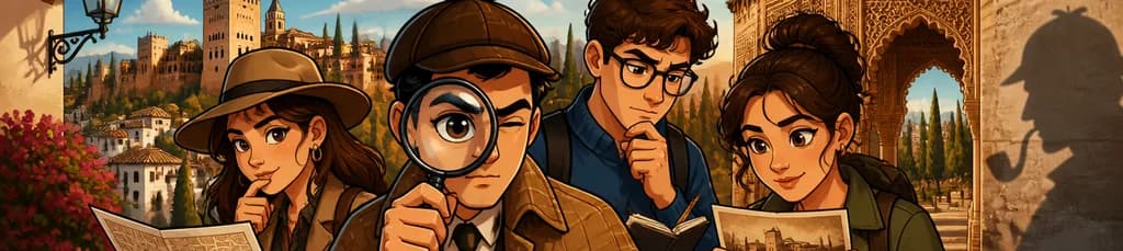 Aventura autoguiada de misterio y asesinato al estilo Sherlock Holmes en Granada