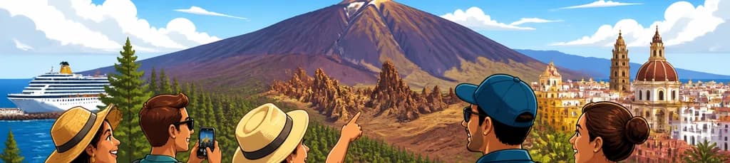 Recorrido por Tenerife para Pasajeros de Cruceros: Cumbres Volcánicas y Ciudades Patrimonio de la UNESCO