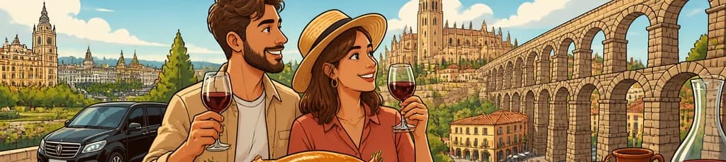 Viaje privado de Madrid a Segovia con experiencia culinaria local