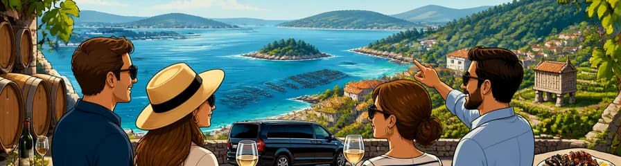Recorrido exclusivo y privado por la impresionante costa de las Rías Baixas