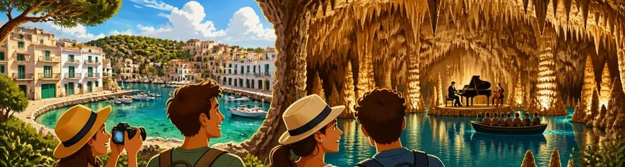 Descubre las Cuevas del Drach: Tour de Medio Día con Concierto y Paseo en Barco