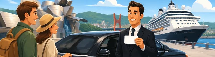 Servicio de traslado privado: de hoteles en Sevilla capital al puerto de cruceros