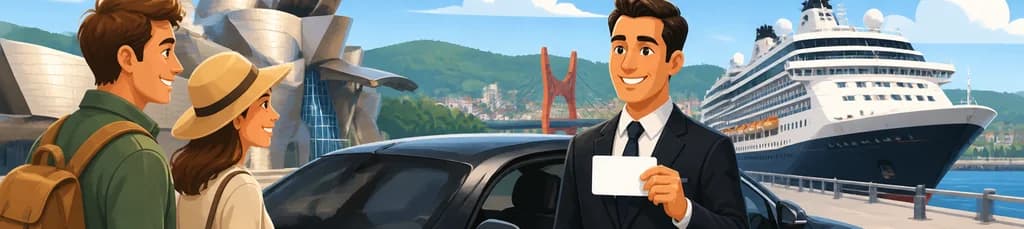 Servicio de traslado privado: de hoteles en Sevilla capital al puerto de cruceros