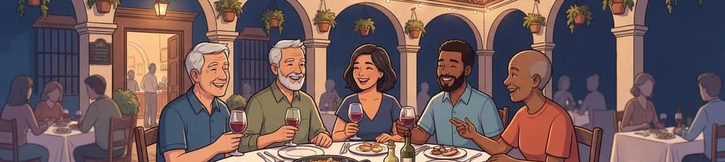 Velada gastronómica en Málaga: Noche de Foodies y Nuevas Amistades con Causa Solidaria