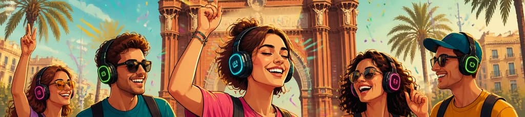 Gira Silenciosa BAILALOLOCO Disco Tour en Barcelona