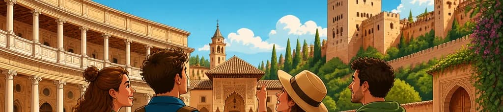 Explora la Alhambra: Palacios del Generalife y Carlos V, Alcazaba y Jardines