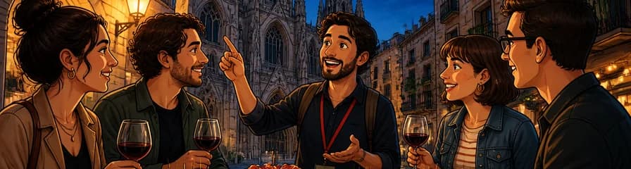 Un recorrido gótico y gastronómico por El Born en Barcelona, con degustación de tapas y vino
