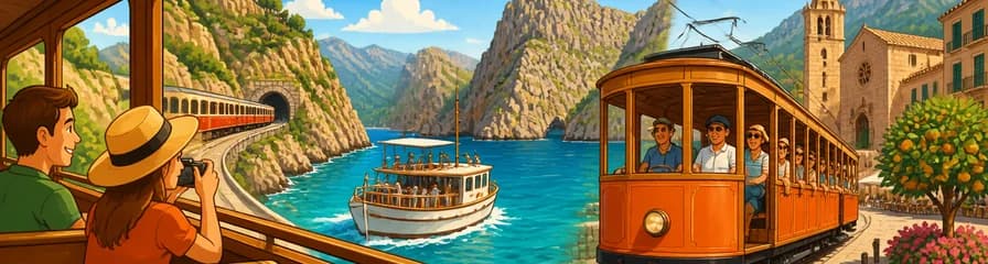 Viaje panorámico en tren, tranvía y barco por los lagos
