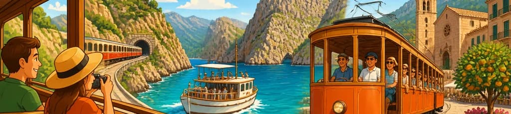 Viaje panorámico en tren, tranvía y barco por los lagos