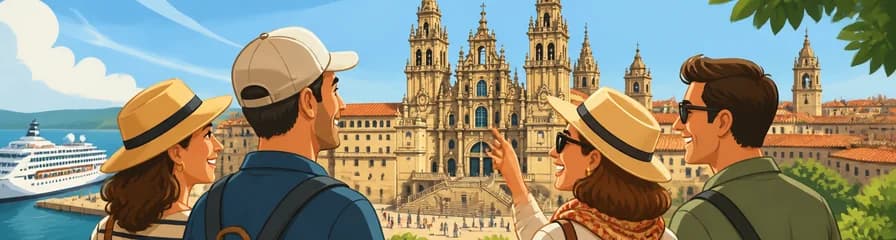 Visita a Santiago de Compostela para cruceristas, con salida desde La Coruña, Vigo o Ferrol
