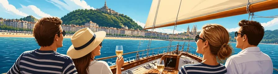 Viaje privado en velero clásico por San Sebastián