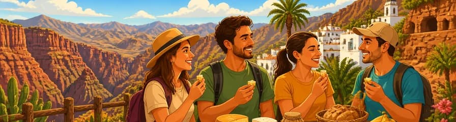 Recorrido por el Cañón Rojo de Gran Canaria con Degustación de Productos Locales ツ