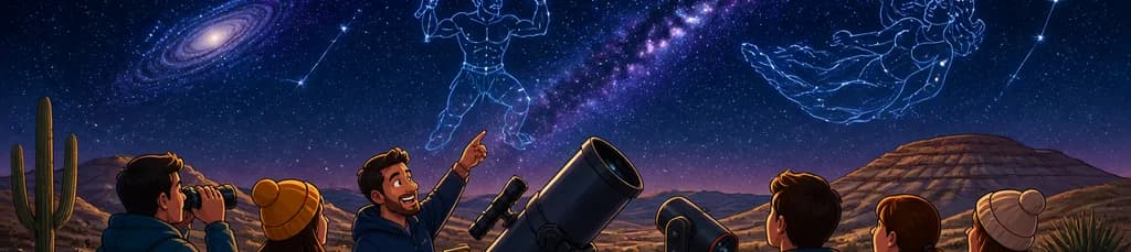 Contempla las estrellas en una noche mágica en el desierto de Tabernas