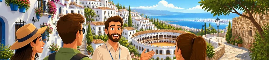 Recorrido privado por el pueblo blanco de Mijas desde la costa de Málaga