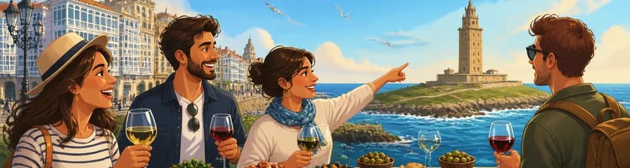 Excursión Privada por la Costa con Degustación de Tapas y Vinos