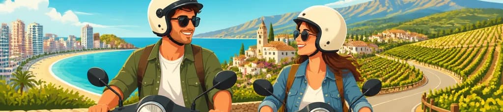 Arriendo de scooters en Denia para una jornada de exploración