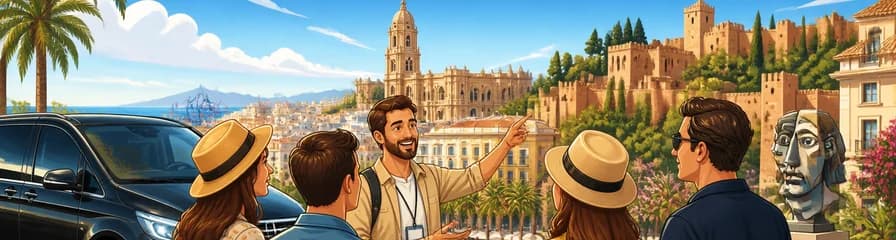 Viaje privado de un día completo a Málaga saliendo desde Motril