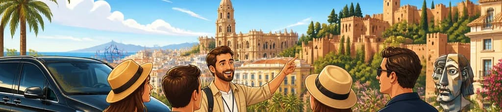 Viaje privado de un día completo a Málaga saliendo desde Motril
