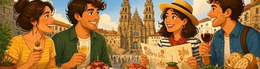 Ruta Gastronómica Autoguiada de Tapas por Santiago de Compostela
