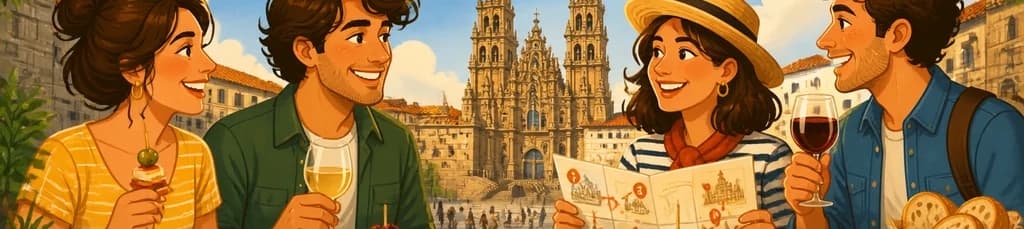 Ruta Gastronómica Autoguiada de Tapas por Santiago de Compostela