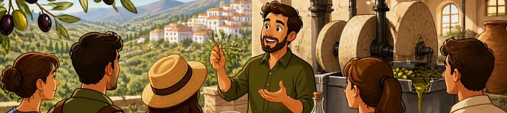 Descubre los secretos del aceite de oliva en una almazara del Valle de Lecrín