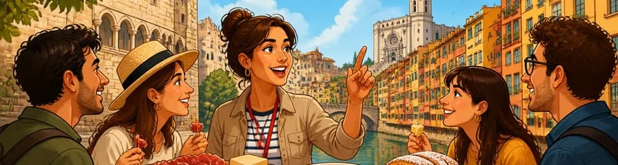 Cata y recorrido por los puntos clave de Girona en dos horas