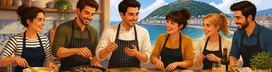 Aprende a cocinar la gastronomía local en San Sebastián