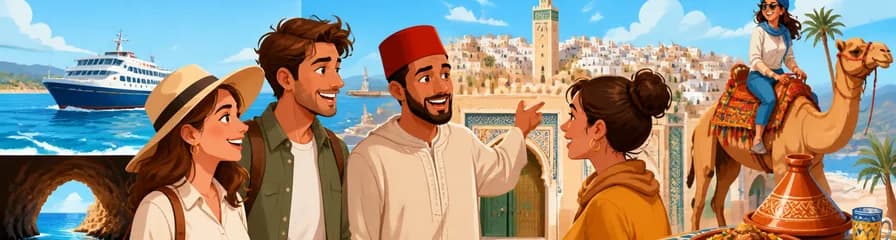 Excursión privada y auténtica a Tánger desde Sevilla, con paseo en camello y almuerzo incluido