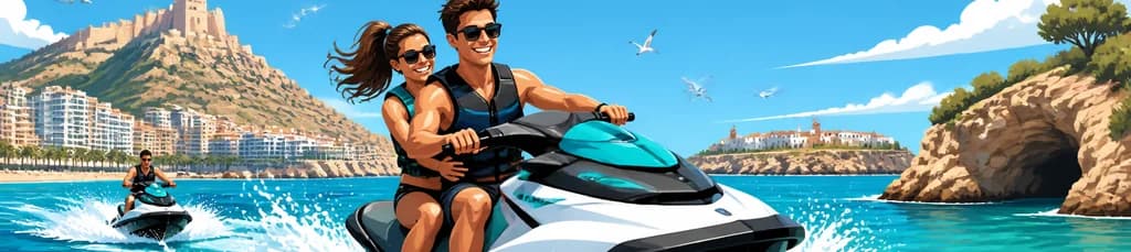 Vive una emocionante exploración costera en moto acuática desde Alicante