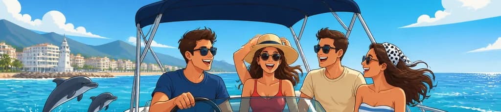 Disfruta de la Costa del Sol: Alquiler de Embarcación sin Titulación en Benalmádena