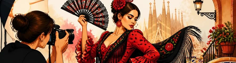 Inmortaliza tu pasión por la moda flamenca en Barcelona
