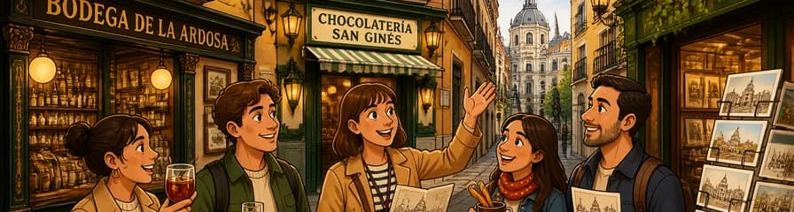 Explorando las Tiendas, Cafeterías y Tradiciones Centenarias de Madrid