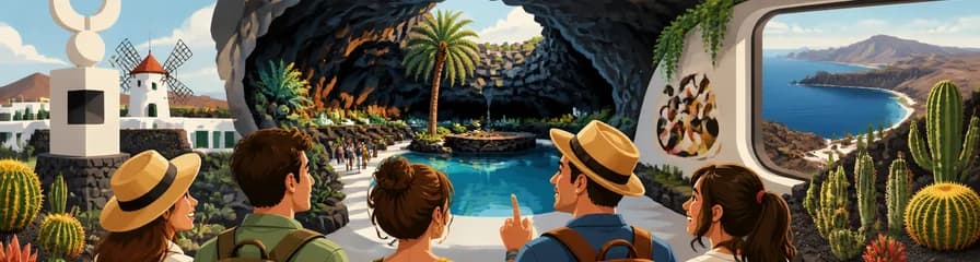 Descubre las Obras de Arte de César Manrique en Jameos del Agua