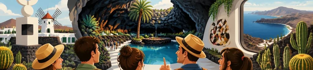 Descubre las Obras de Arte de César Manrique en Jameos del Agua