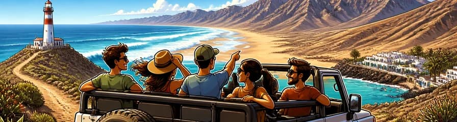 Aventura en 4x4 por Fuerteventura, desde el sur, con destino a Cofete y Jandía