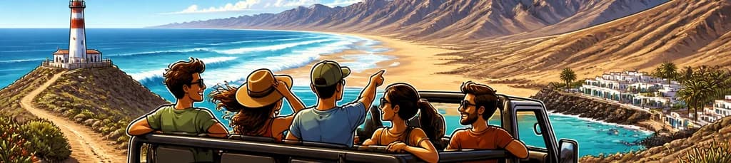 Aventura en 4x4 por Fuerteventura, desde el sur, con destino a Cofete y Jandía