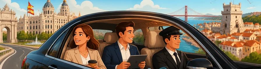 Servicio de traslado privado de Madrid a Lisboa