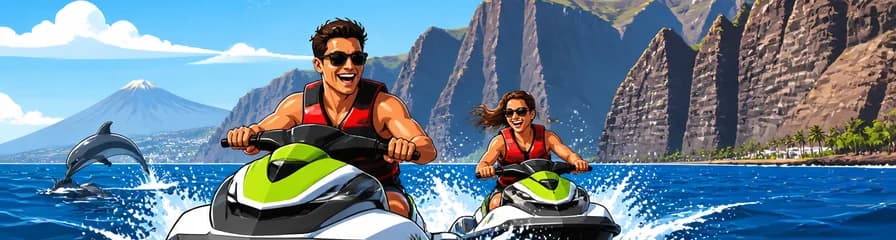 Safari en moto acuática por Tenerife