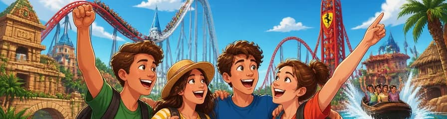 Entrada a PortAventura Park con transporte de ida y vuelta desde Barcelona