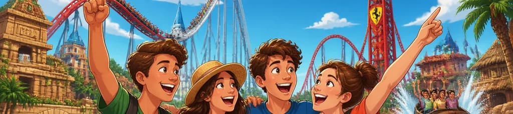 Entrada a PortAventura Park con transporte de ida y vuelta desde Barcelona
